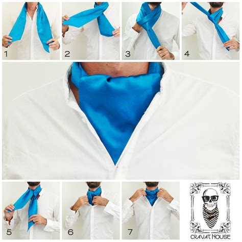 how to wear a cravat